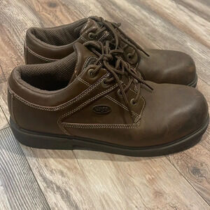 Lugs Casual Dress Shoes Boots Men’s Size 13 Upper Leather Brown Slip Resistant